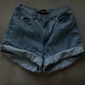 BDG urban outfitters roll up denim shorts
